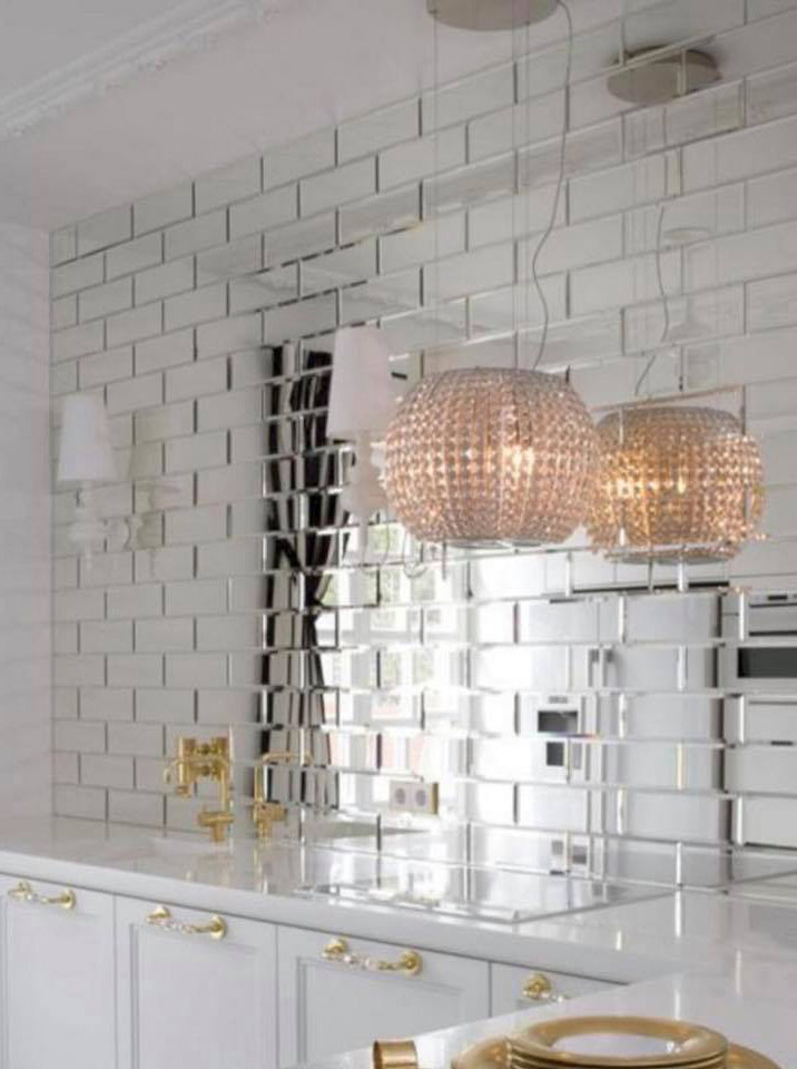 Mirror tiles, Decorative, Handmade. Modern - LUXUM